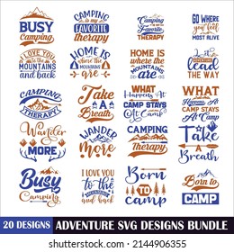 adventure  Quotes SVG Designs Bundle. adventure  quotes SVG cut files bundle, adventure quotes t shirt designs bundle, Quotes about Family, hiker   cut files, Family eps files, mountain s v g SVG bun