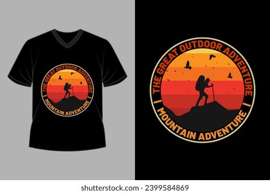 Adventure Retro Vintage T Shirt Design