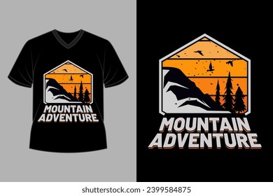 Adventure Retro Vintage T Shirt Design