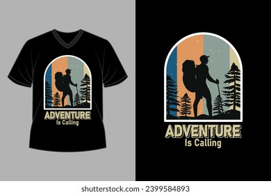 Adventure Retro Vintage T Shirt Design