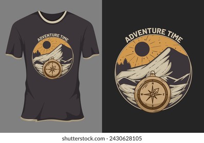 Adventure Retro Vintage T Shirt Mockup