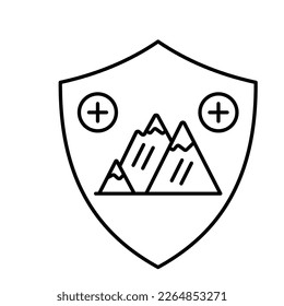 Protector de seguridad de aventura Icono de fácil modificación

