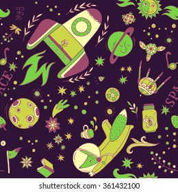 Adventure. seamless pattern