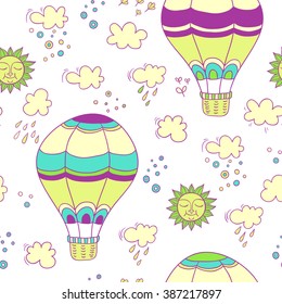 Adventure. seamless pattern