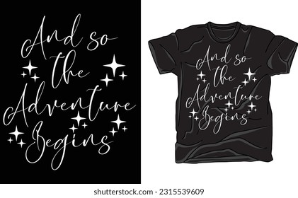 Adventure Shirts,Outdoors Shirt, Gift for Him, Camp Lover Shirt,Hiking Gifts,Camping Shirt, Camper Shirt,And So The Adventure Begins T-shirt