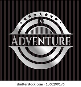 Adventure silver shiny emblem