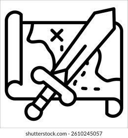 Adventure Simple Vector Icon Collection