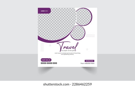 adventure social media post  travel promotion banner template online banner,social media,brand banner,post banner,instagram sale, travel social media