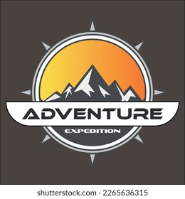 Adventure Sport Logo and Resort Icon Illustration Vector