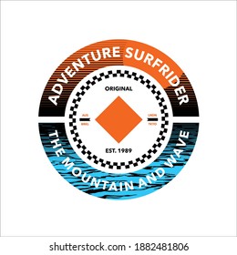 adventure surfrider simple vintage fashion