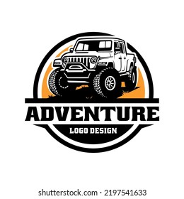 Adventure SUV Offroad Illustration Logo Vector