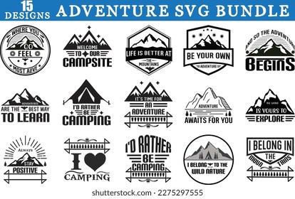 adventure svg bundle,  Camping svg bundle