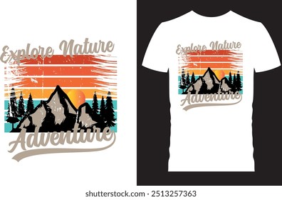 Adventure T Shirt Design, Adventure is calling and i must go, Adventure Mountain 