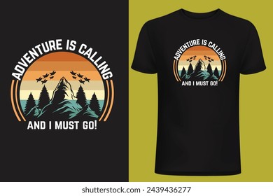 Adventure T shirt Design and Sublimation T shirt design 