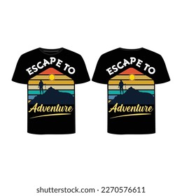 Adventure t shirt design Template design template 