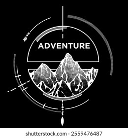 ADVENTURE themed design features a raw yet artistic blend of industrial style