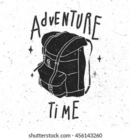Adventure Time Vintage Stylized Logo.