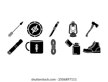 Adventure Tools Silhouette Ellement Set