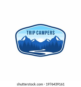 adventure and travel logo design vector template. travel illustration icon