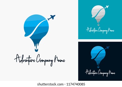 adventure travel logo and vector