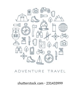 adventure travel round card