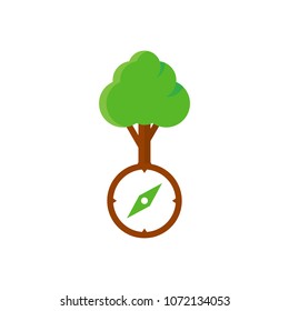 Adventure Tree Logo Icon Design