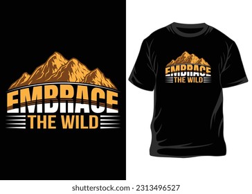 Adventure t-shirt design. Outdoor t shirt design. t-shirt design vector for print. Camping logo design vector illustration. Travel quotes for t shirt, T-shirt, T-shirts. svg