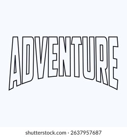 Adventure t-shirt design premium vector file