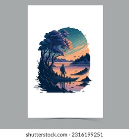 Adventure  T-shirt   vector graphic design