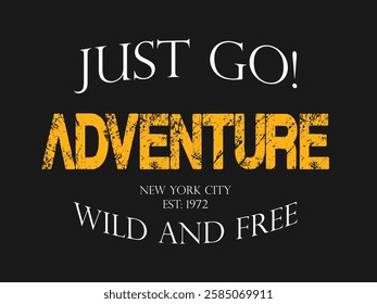 Adventure typography slogan, Adventure Calligraphy Hand Letteringn. urban graffiti print, graphic motivation quotes. hand drawn unique typography for greeting cards, prints Tee, posters.eps8