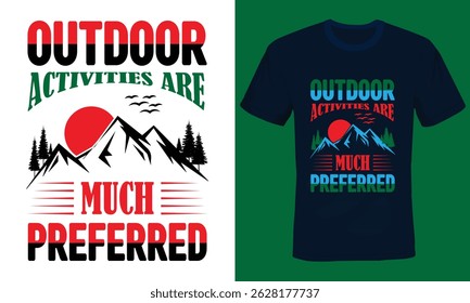 Adventure Typography T-shirt Design, Hiking Typography T-shirt Design, Adventure awaits beyond every mountain path, Breathe in the fresh air exhale the stress.