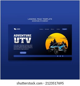 adventure UTV landing page template