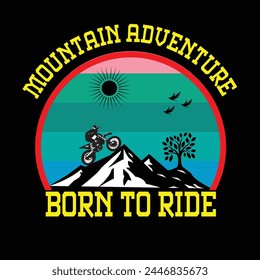 Adventure vector art t shirt design 