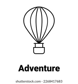 Adventure Vector Icon easily modify

