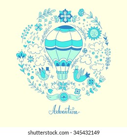 Adventure. vector illustration