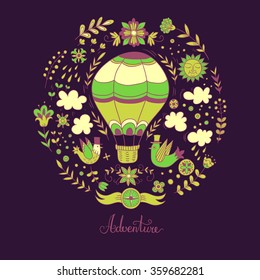 Adventure. vector illustration