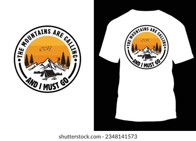 Adventure vector illustration for t shirt design