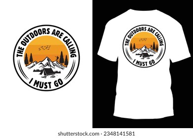 Adventure vector illustration for t shirt design