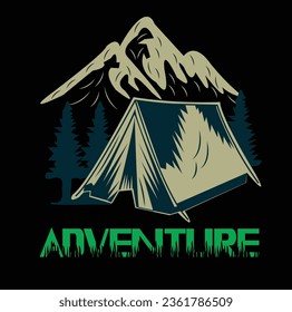 Adventure vector image T-Shirt Design