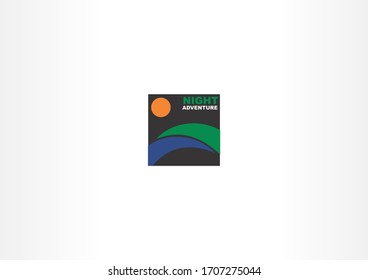 adventure vector log design symbol