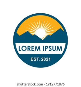 adventure vector , mountain logo vector
