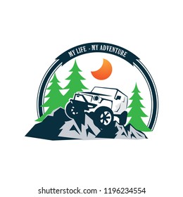 adventure vehicles in mountain
