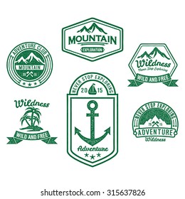 adventure vintage badge
