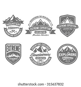 adventure vintage badge