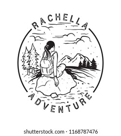 Adventure Vintage Badges perfect for clothes design, merchandise, infographic and easy to editable.
