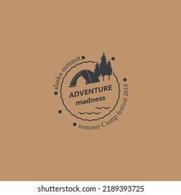 adventure vintage vector logo design