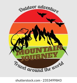 adventureillustrations with patches for t-shirts and other uses