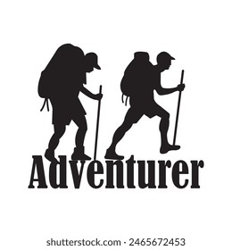 Adventurer icon vector illustration symbol design