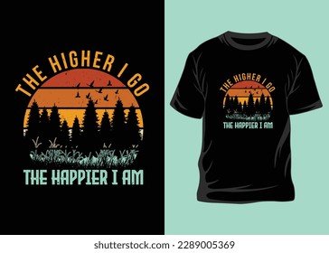 Adventurer T-shirt And Mountain T-shirt Design