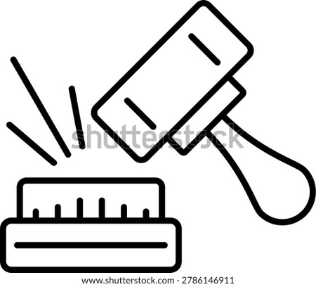 Adversary Proceeding Illustration vector Icon Design